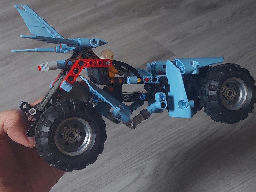 LEGO MOC 42134 Big Wheel Racer Blue by TheLuckyOne
