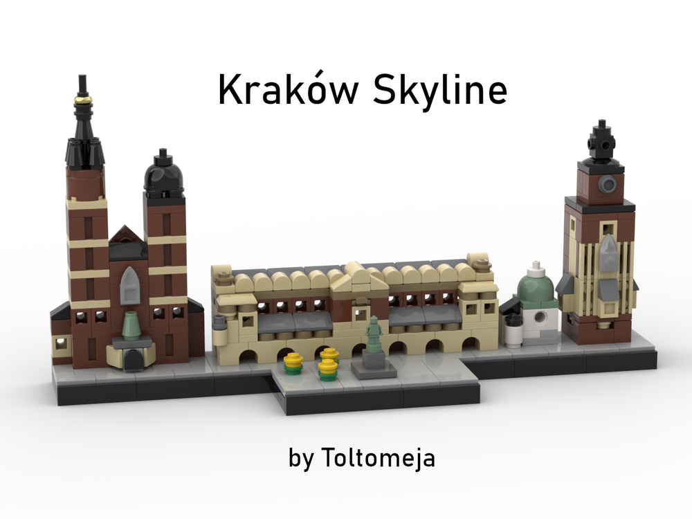 at tiltrække ris som resultat LEGO MOC Krakow Skyline by toltomeja | Rebrickable - Build with LEGO