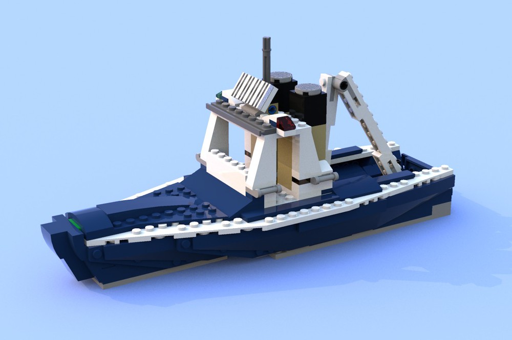 lego moc-10129 31039 fishing boat creator > model