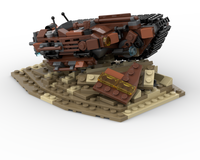 Jawa's Speeder and Stand