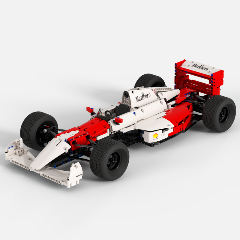 LEGO MOC Ayrton Senna Formula 1 McLaren by Apachaihapachai