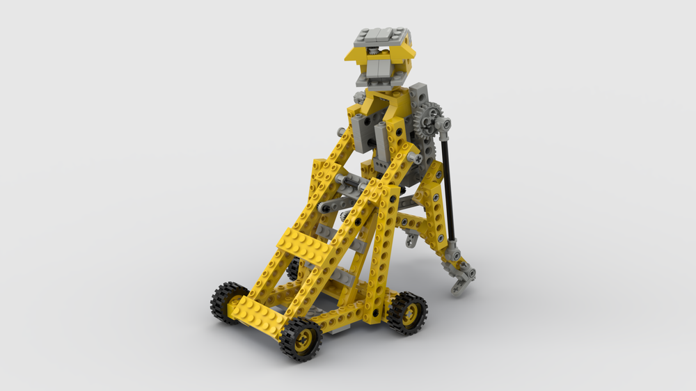 LEGO MOC Robot by | Rebrickable Build with LEGO