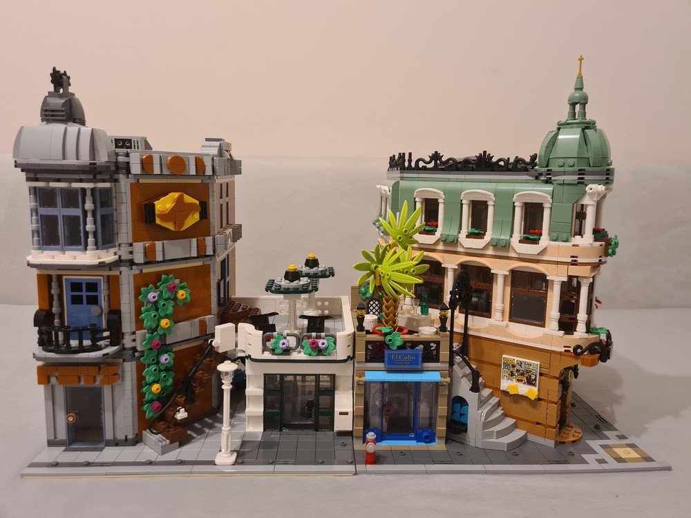 Lego Modular Pub Lego Corner Garage Alternate Build LEGO MOC 10264