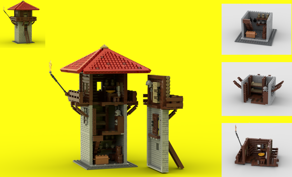 LEGO MOC The Watchtower by | Rebrickable - Build with