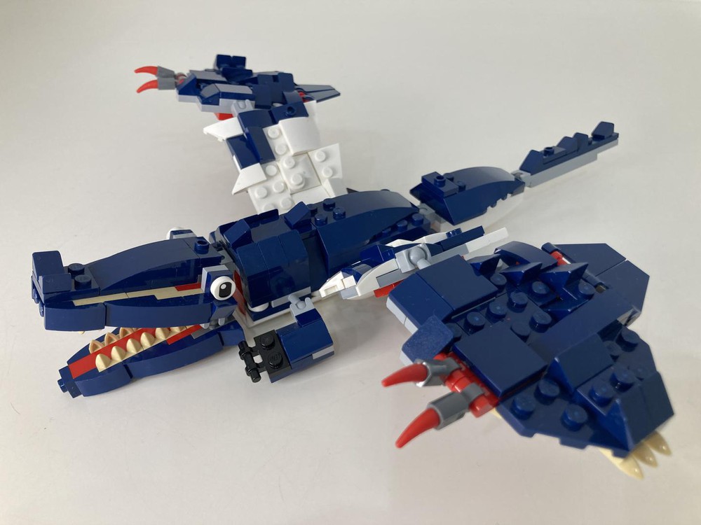 Lego Moc 31088 2 To 1 Crocodile Dragon By Legodesigner Rebrickable