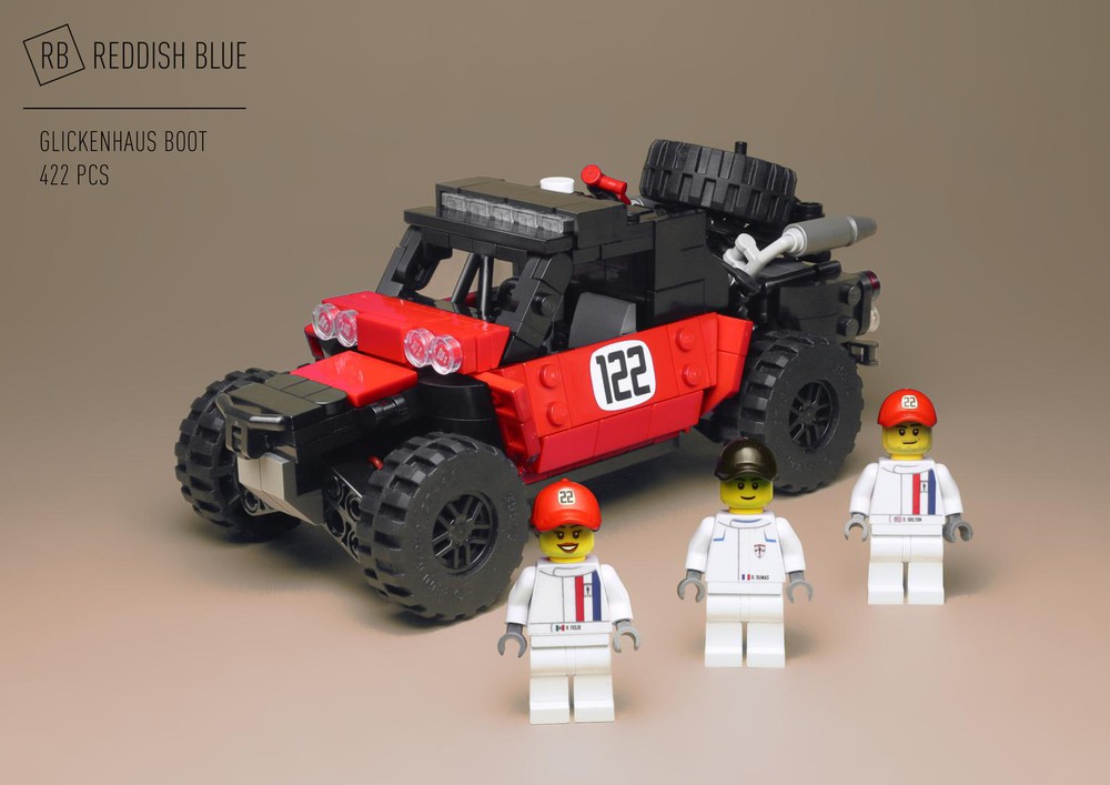 LEGO MOC Glickenhaus Boot Reddish Blue MOCs | Rebrickable - Build with LEGO
