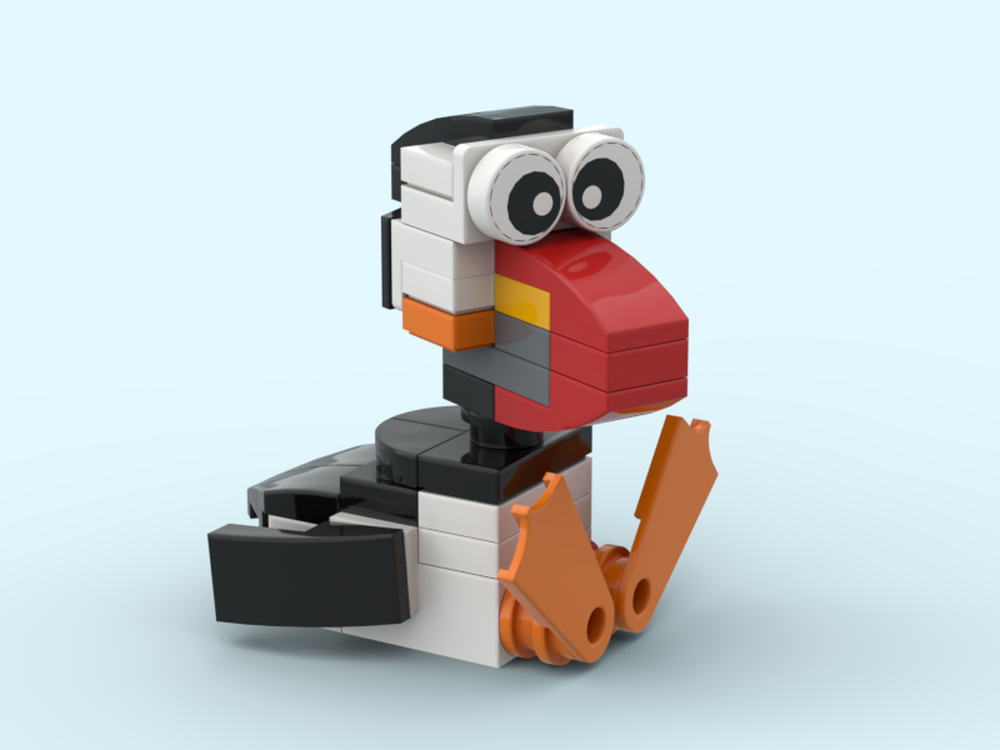 LEGO MOC Funny Birds: Puffin By Olivercgoetz | Rebrickable - Build With ...