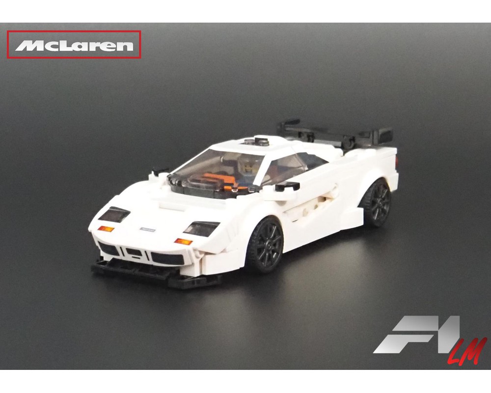 LEGO MOC McLaren F1 LM (White Version) - Speed Champions 8 Studs wide ...