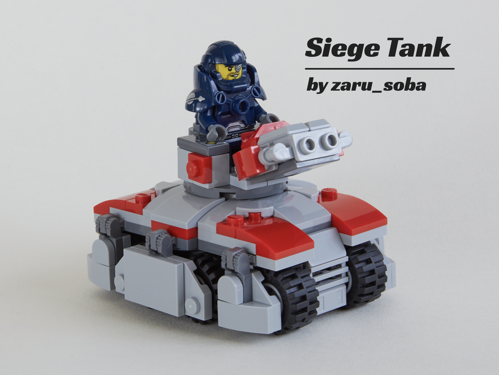 Sarabo árabe acerca de Preguntarse LEGO MOC StarCraft Siege Tank by zaru_soba | Rebrickable - Build with LEGO