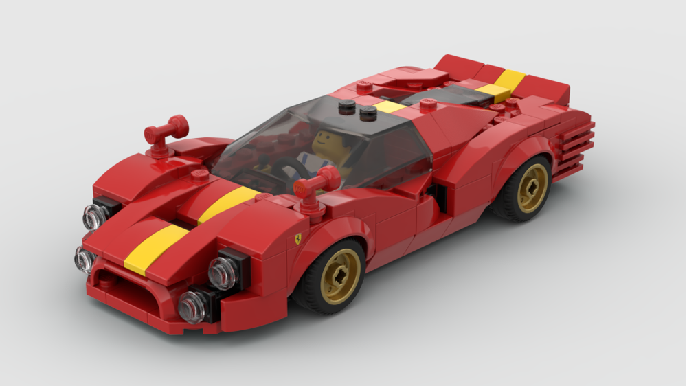 LEGO MOC Ferrari 330 P4 by BrycCars | Rebrickable - Build with LEGO