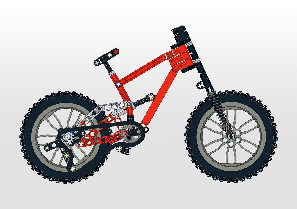 krullen Fobie Spelen met LEGO MOC Specialized Demo - Downhill Bike DH MTB by dirtzone | Rebrickable  - Build with LEGO