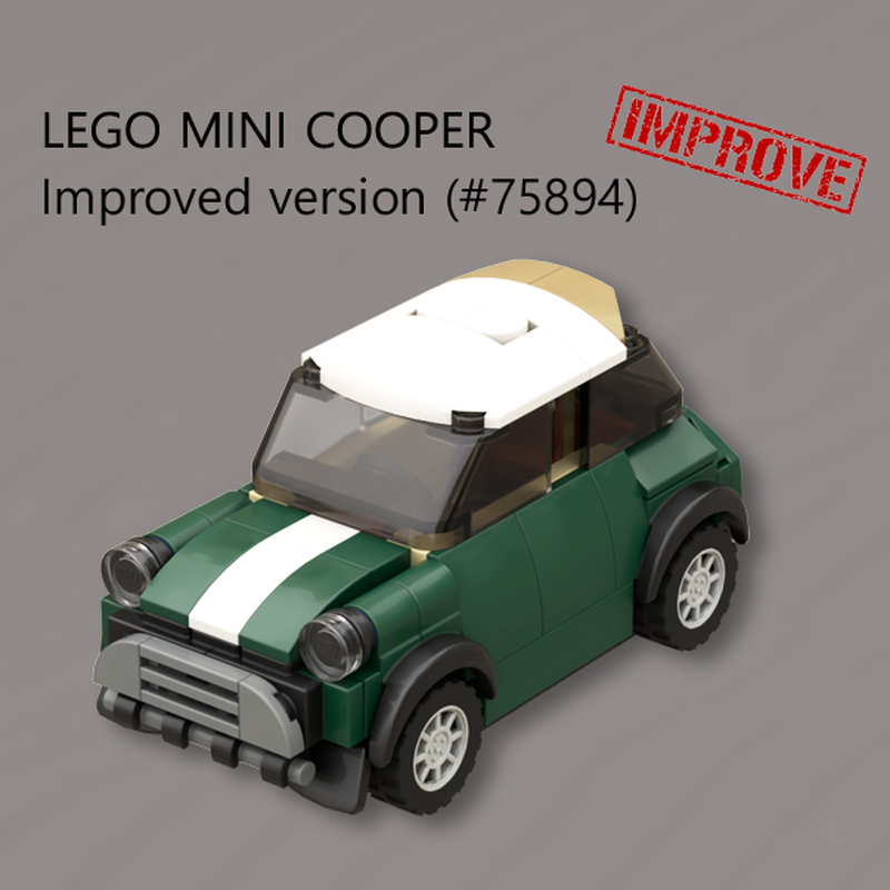 Lyn Defekt spor LEGO MOC MINI Cooper (Improved version 75894) by ohsojang | Rebrickable -  Build with LEGO