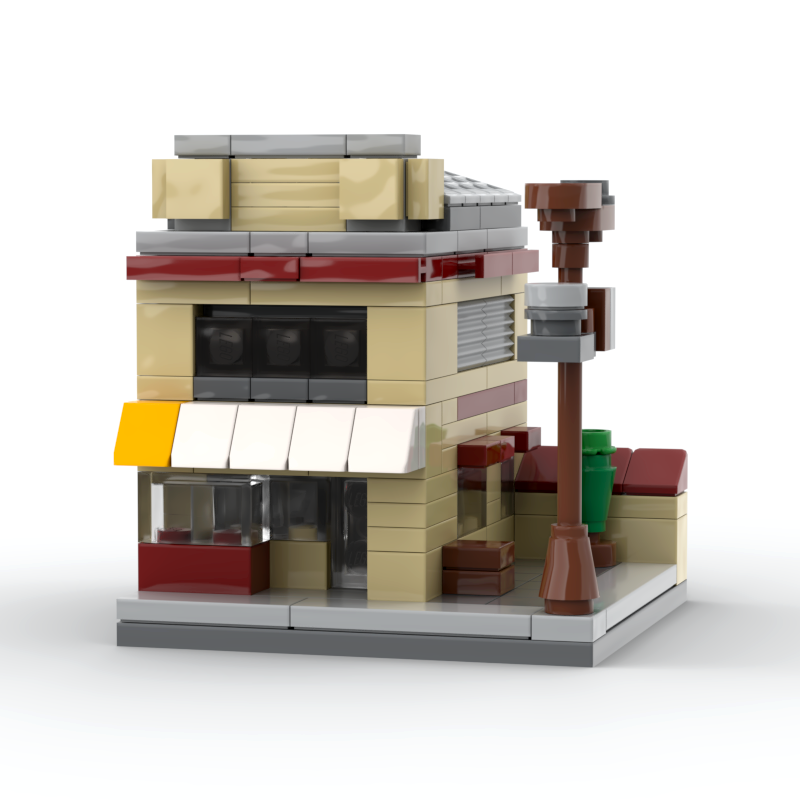 LEGO MOC The Microscale Fujiwara Tofu Shop by matthouse Rebrickable