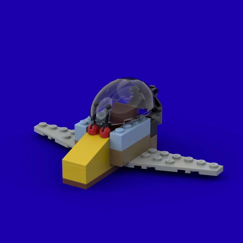 LEGO MOC Escort Spaceship by N-Worldmario | Rebrickable - Build with LEGO