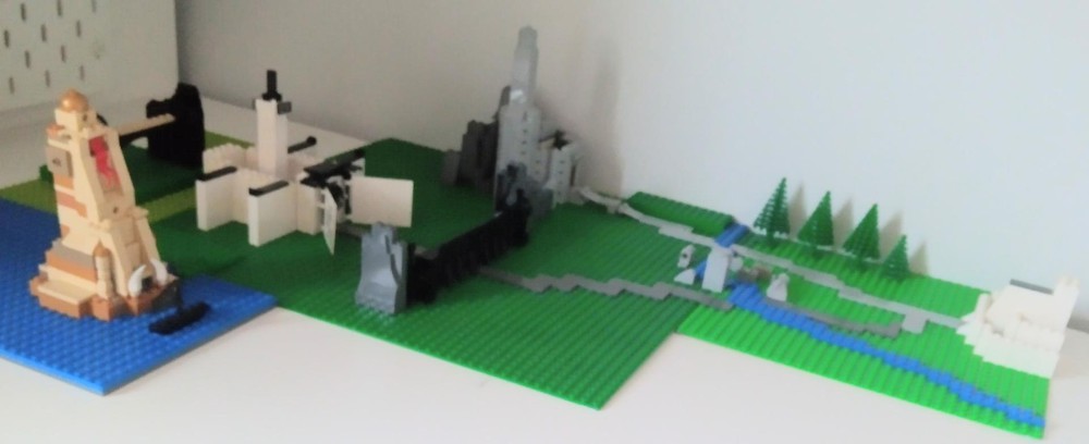 How to build Minas Tirith (Lord of the Rings) LEGO 