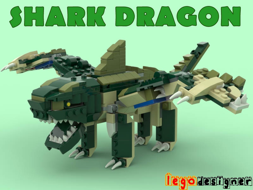 LEGO MOC 31121 Shark Dragon by LegoDesigner | Rebrickable - Build 