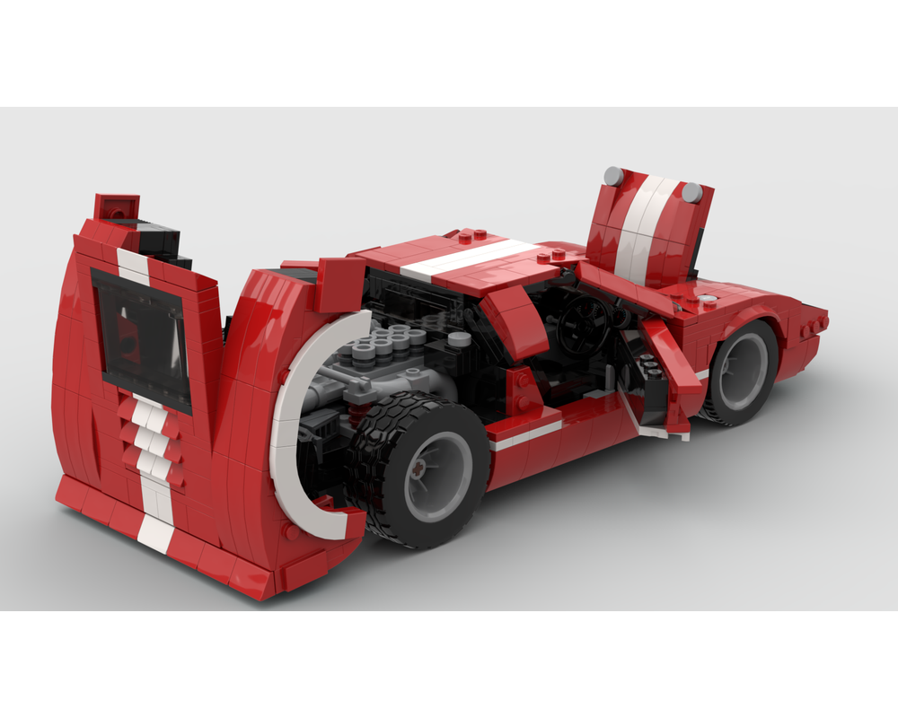 LEGO MOC Ford GT40 by Donnie_Darko | Rebrickable - Build with LEGO