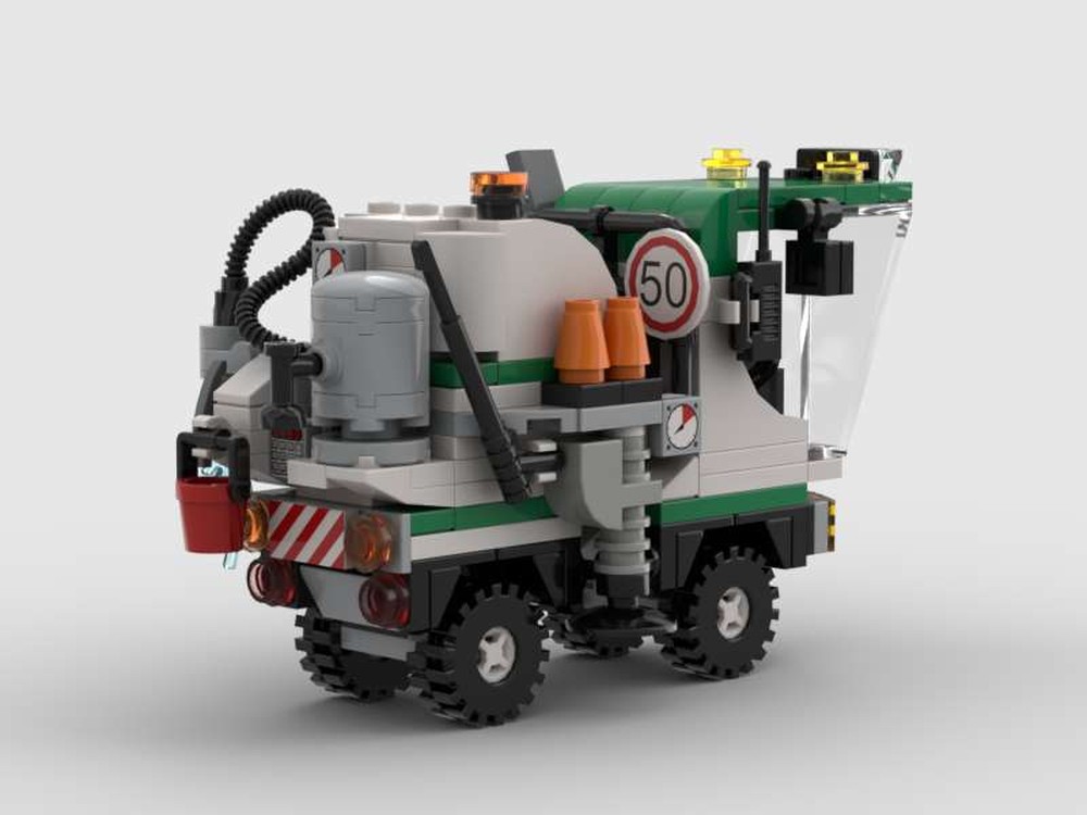 LEGO MOC-102252 Gully cleaning vehicle / street gutter cleaning vehicle ...
