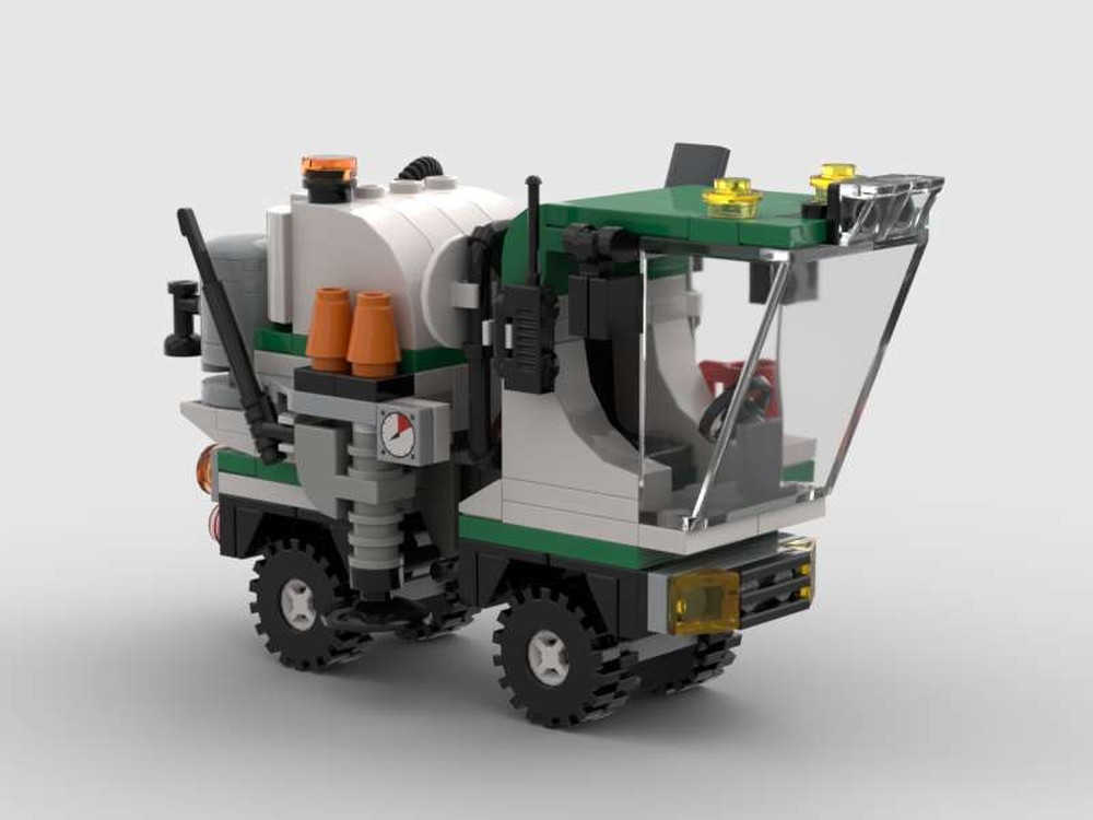 LEGO MOC-102252 Gully cleaning vehicle / street gutter cleaning vehicle ...