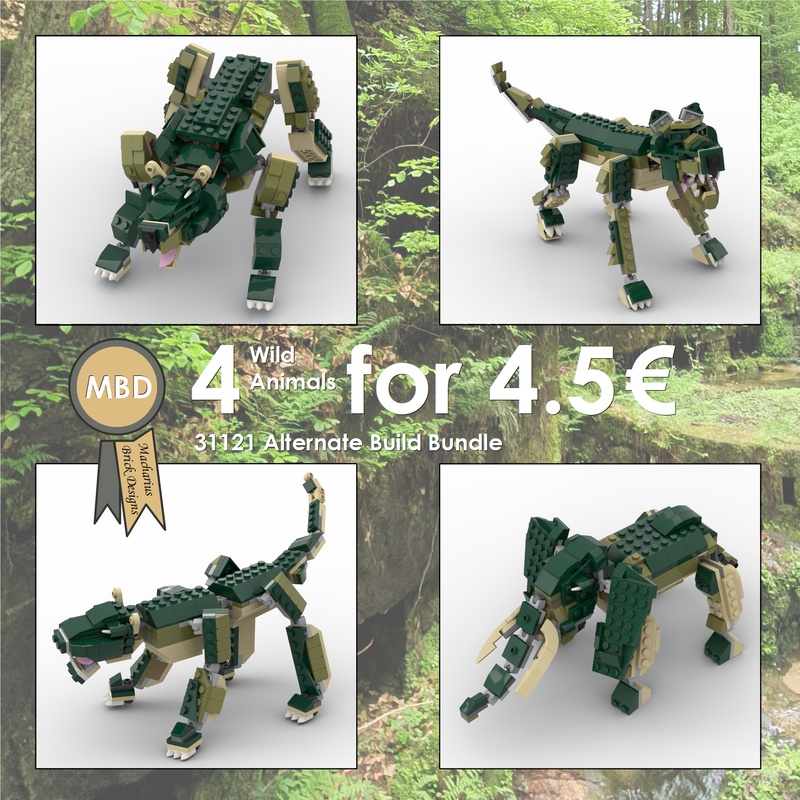 LEGO MOC Wild Animals , 31121 Alternate Build Bundle by Macharius |  Rebrickable - Build with LEGO