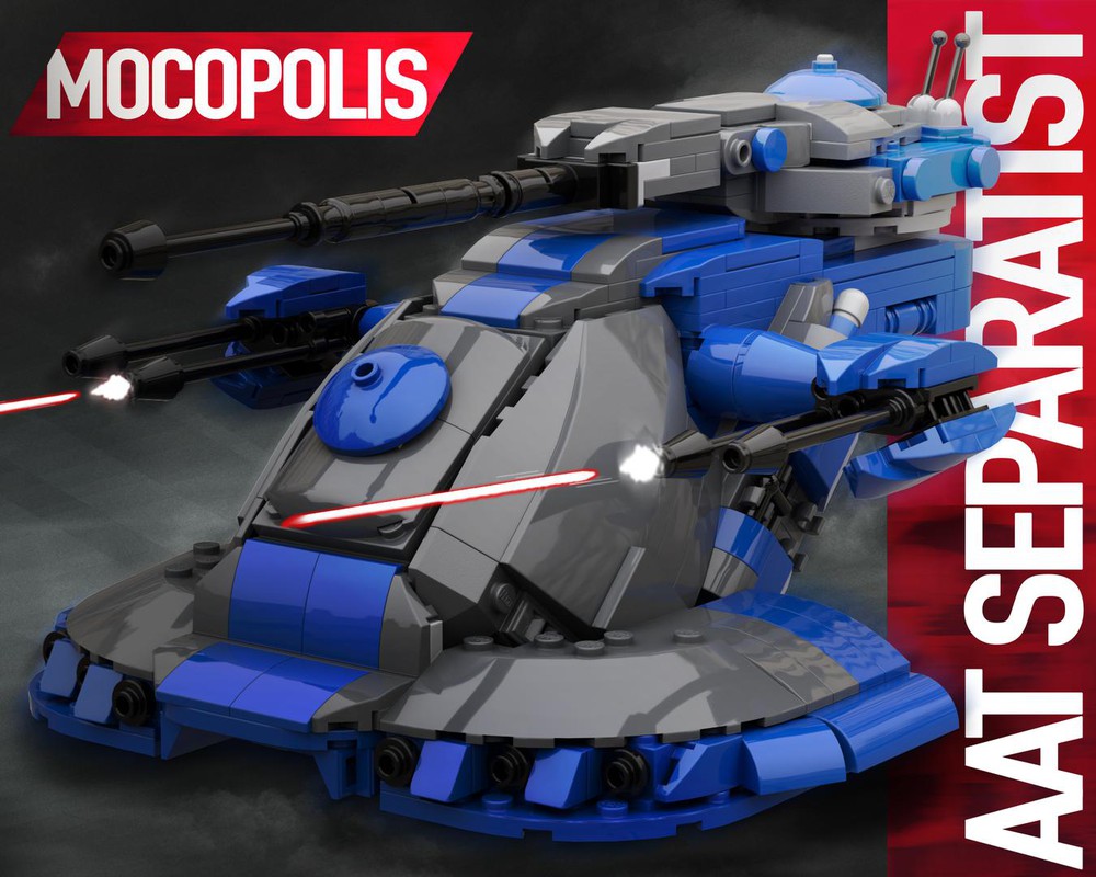 LEGO MOC SW AAT Separatist Tank [Blue] by MOCOPOLIS | Rebrickable ...