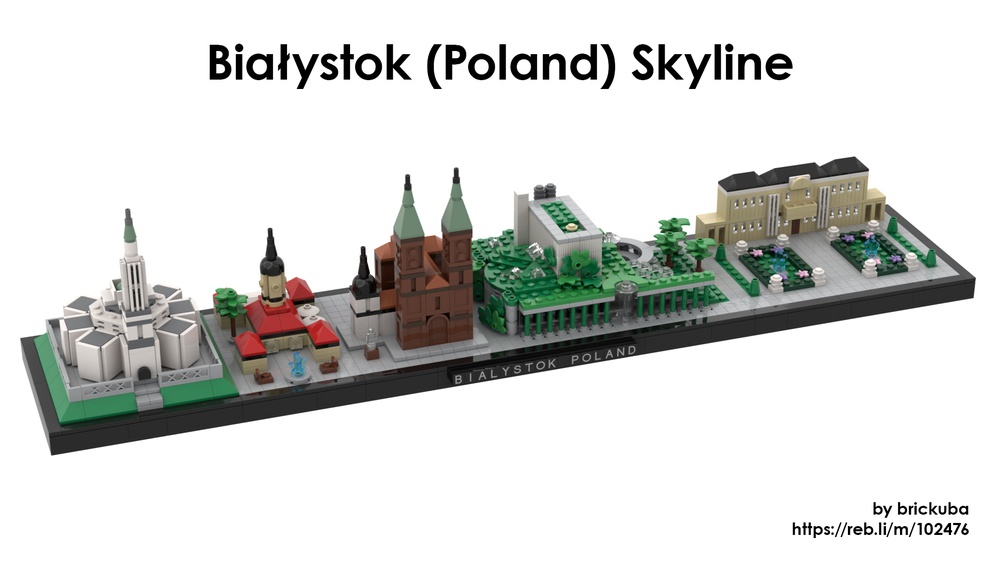 Imperialismo guardarropa hombro LEGO MOC Białystok (Poland) Skyline by brickuba | Rebrickable - Build with  LEGO