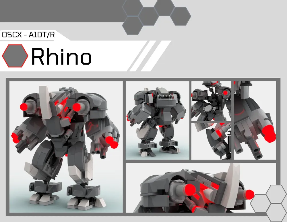 lego custom rhino marvel