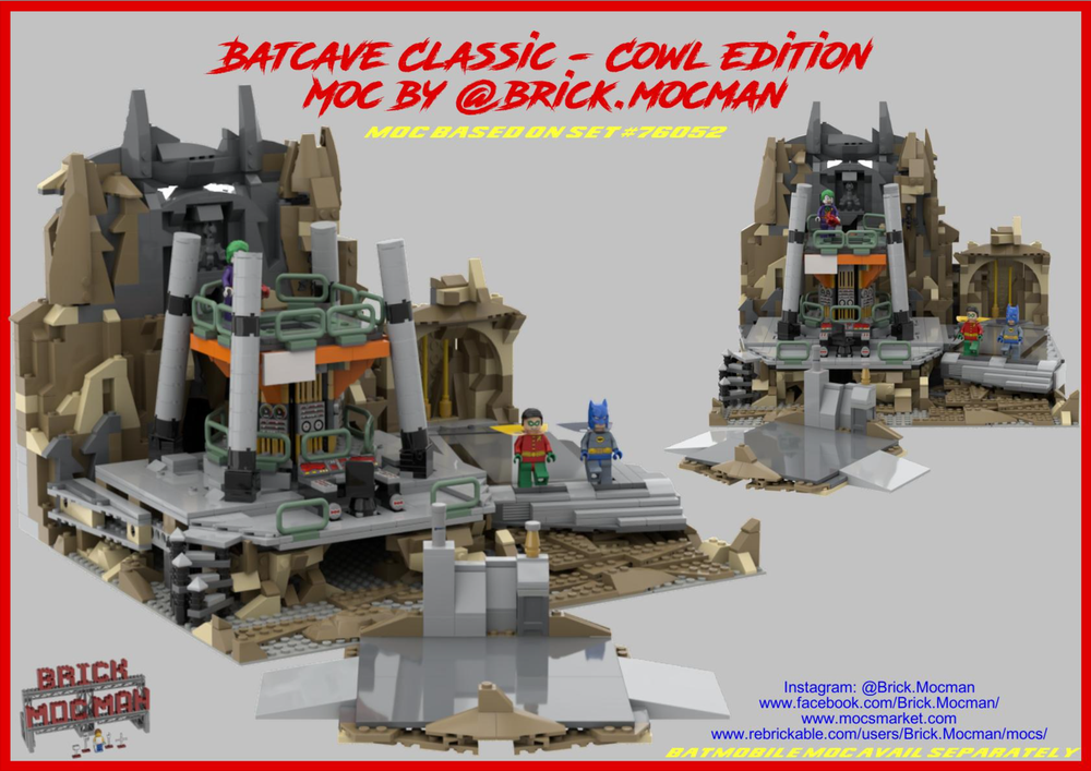 LEGO MOC The Batcave by Foolishow