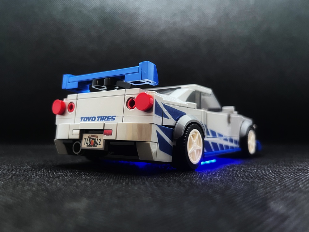 LEGO MOC Nissan Skyline GT-R R34 from 2 Fast 2 Furious by madspacer