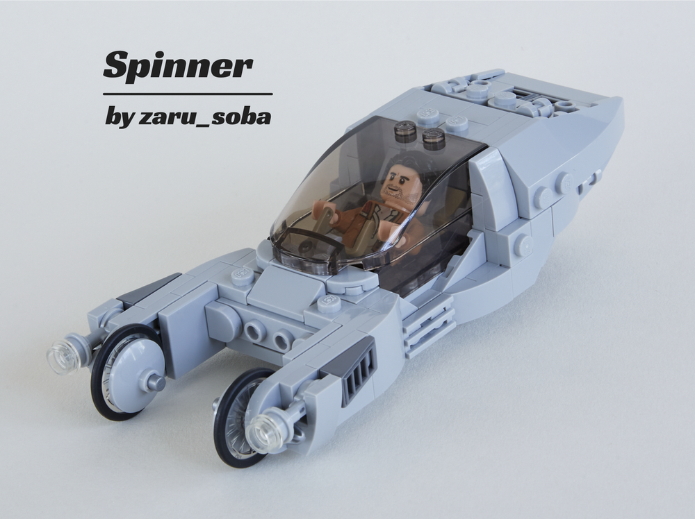 LEGO MOC Blade Runner Spinner zaru_soba Rebrickable - Build with LEGO