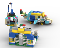 10698 Airport and airplane for Minifigs