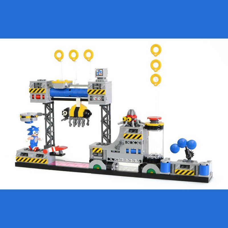 LEGO MOC Sonic The Hedgehog - Chemical Plant Zone by Carbohydrates