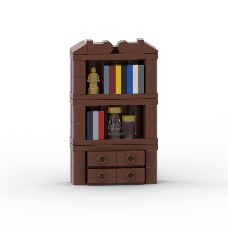 LEGO MOC Bookcase Rebel.Punk | Rebrickable - Build with LEGO