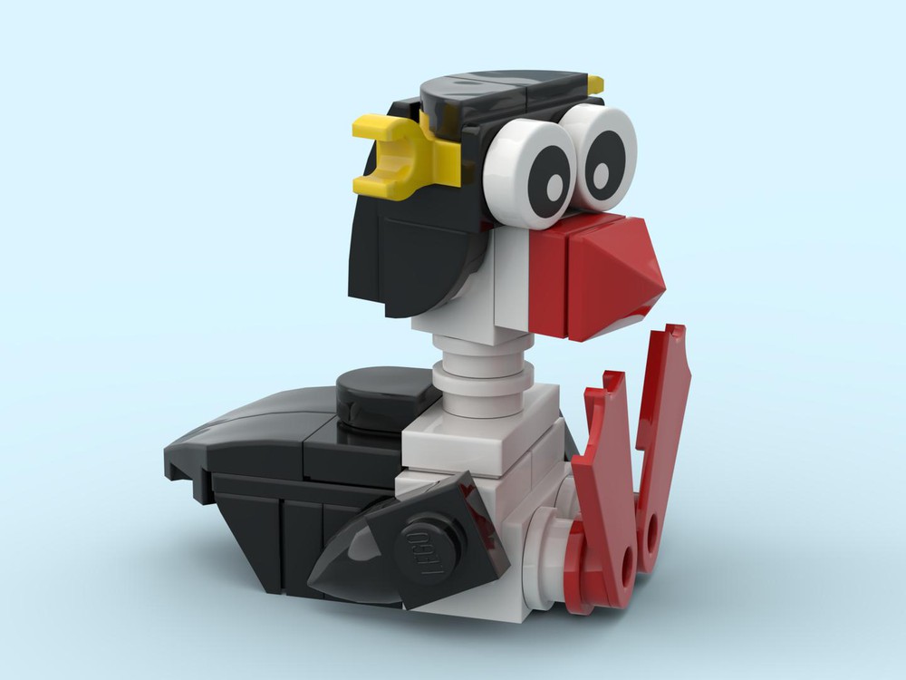 LEGO MOC Funny Birds: Rockhopper Penguin by olivercgoetz | Rebrickable ...