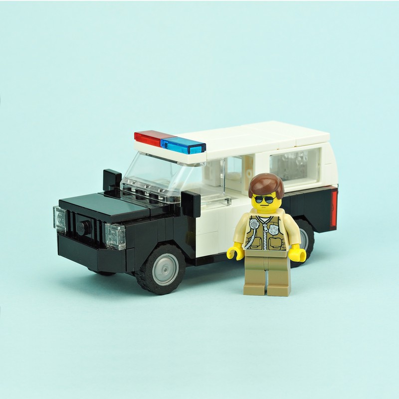 LEGO MOC Sheriff Car by De_Marco | Rebrickable - Build with