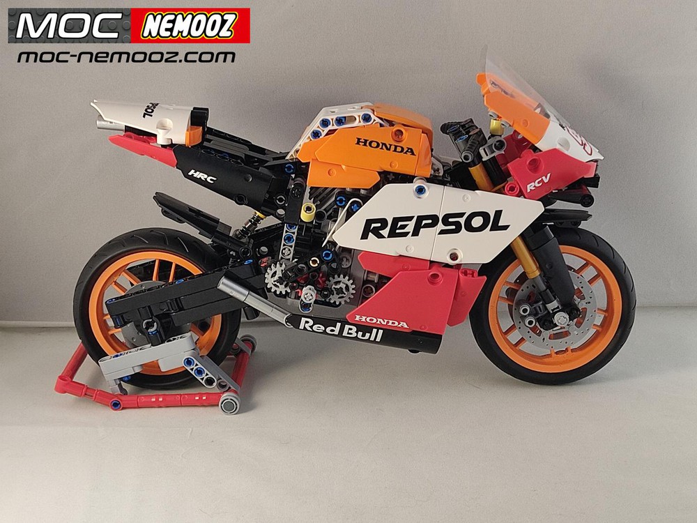 LEGO MOC HONDA MotoGp by MOC NEMOOZ | Rebrickable - Build with LEGO