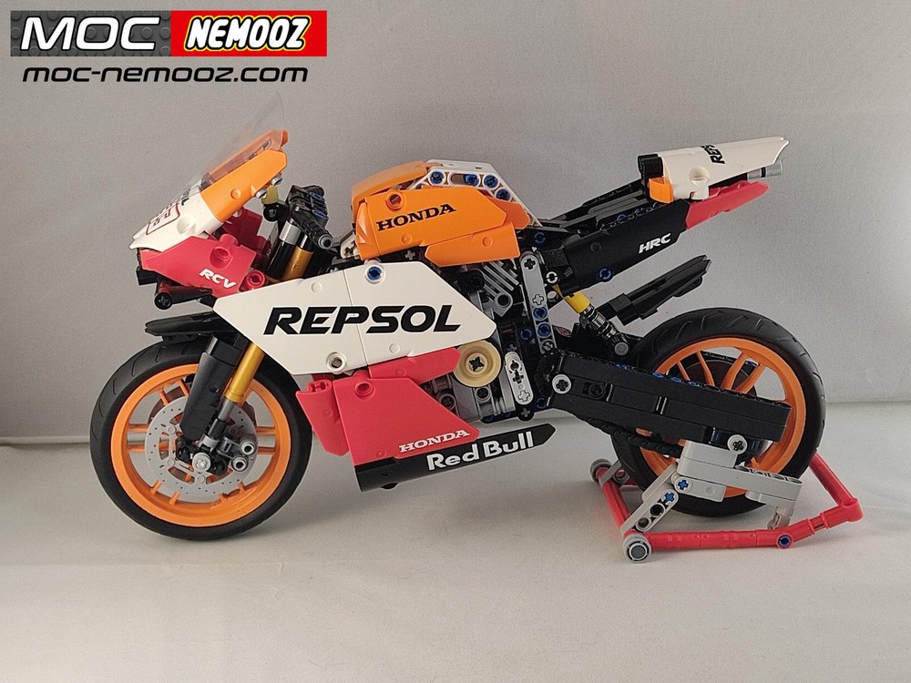 LEGO MOC HONDA MotoGp by MOC NEMOOZ | Rebrickable - Build with LEGO