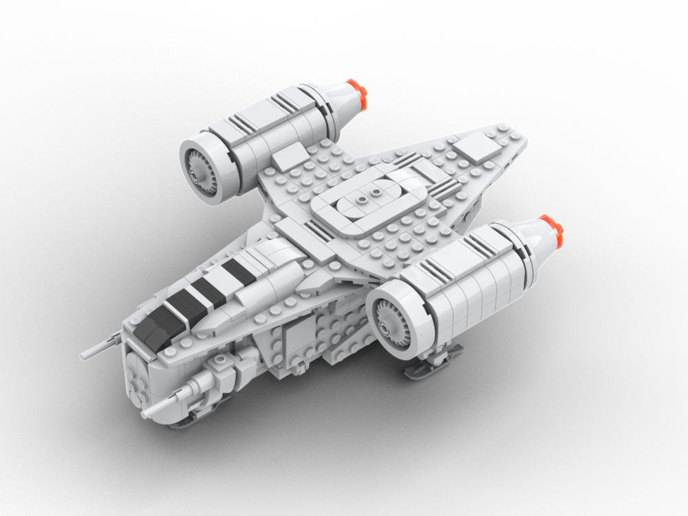 LEGO MOC Micro Scale Spaceships Pack 5in1 by obiwanklemmobi Rebrickable Build with LEGO