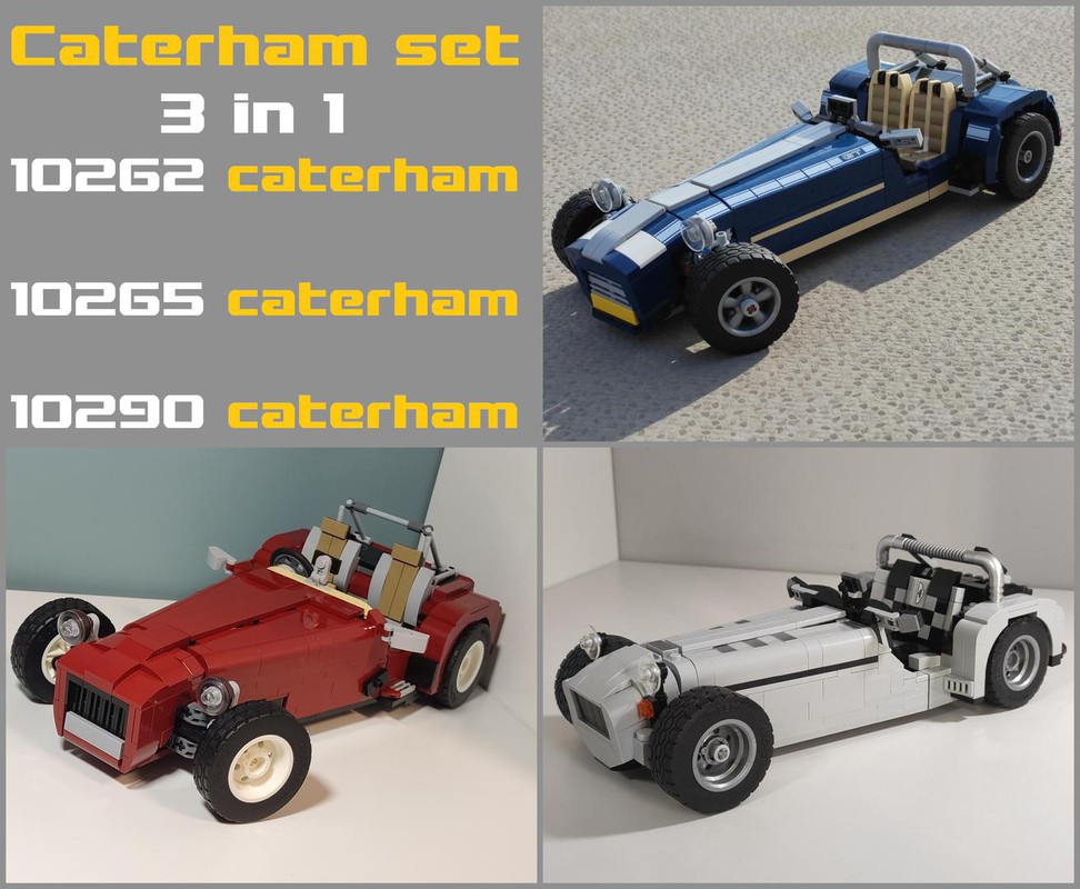 Caterham best sale lego set