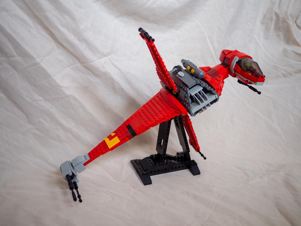 MOC Rebel B-Wing Starfighter LSWfiend | Rebrickable Build with LEGO