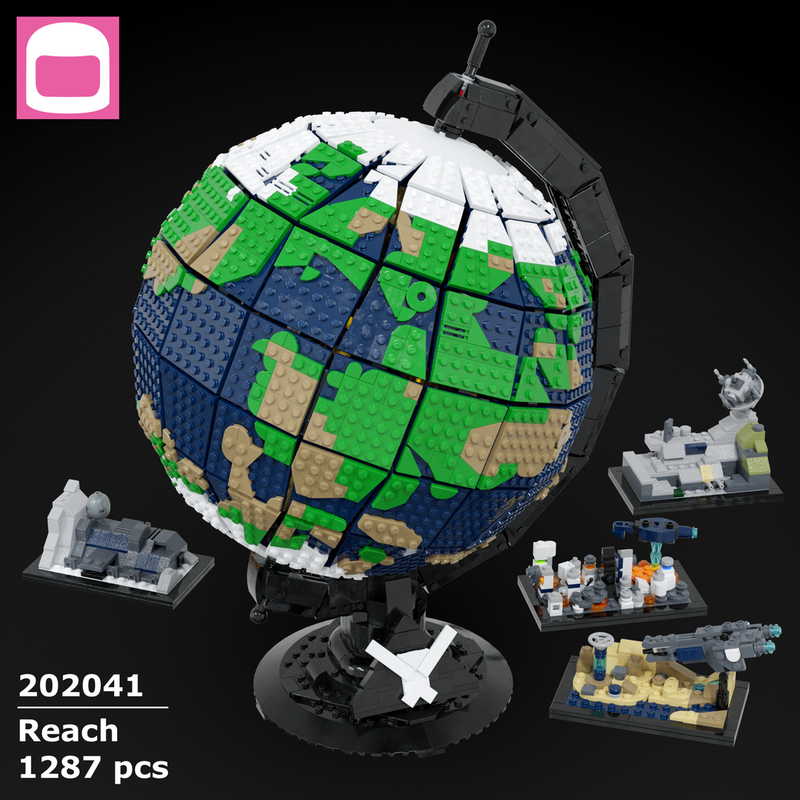 LEGO MOC Reach - 21332 The Globe MOD by ky-e bricks