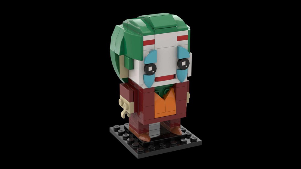 mel virksomhed Dårlig faktor LEGO MOC Brickheadz Joker by Puremadness | Rebrickable - Build with LEGO