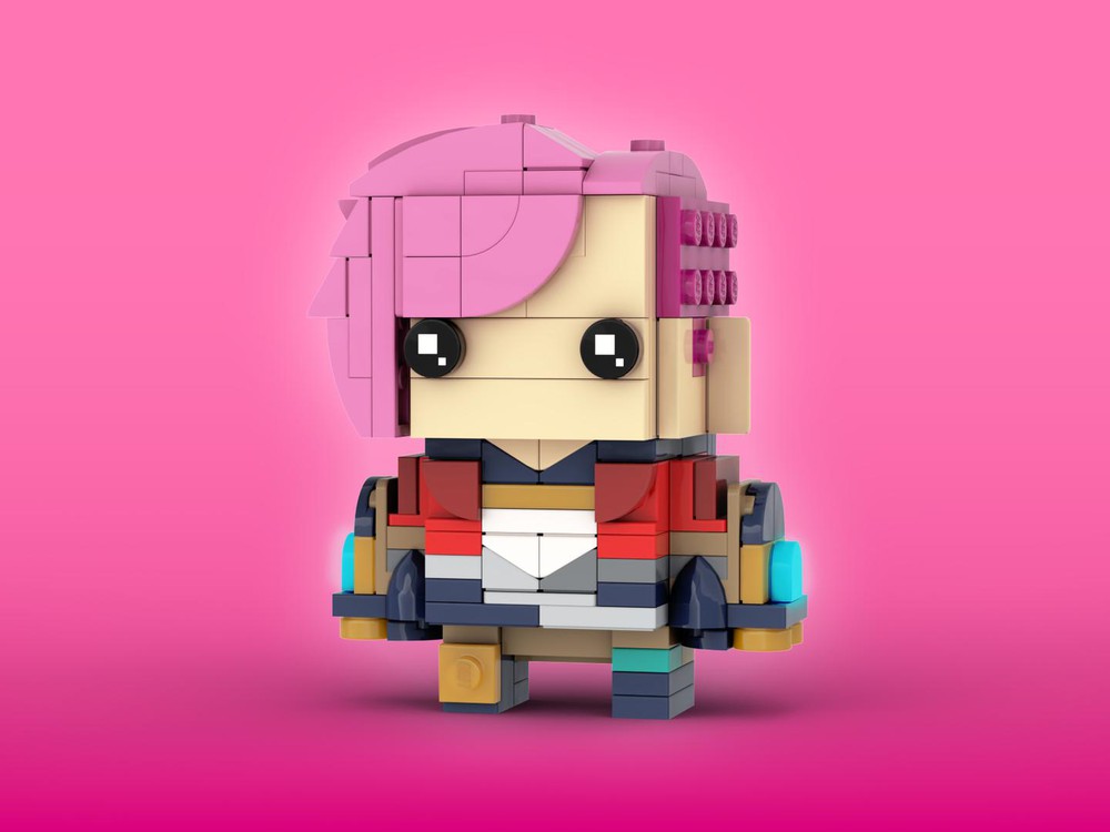 MOC Vi Brickheadz LEGO - Netflix Arcane: League of Legends by Eugenio Iacono | Rebrickable - Build with LEGO