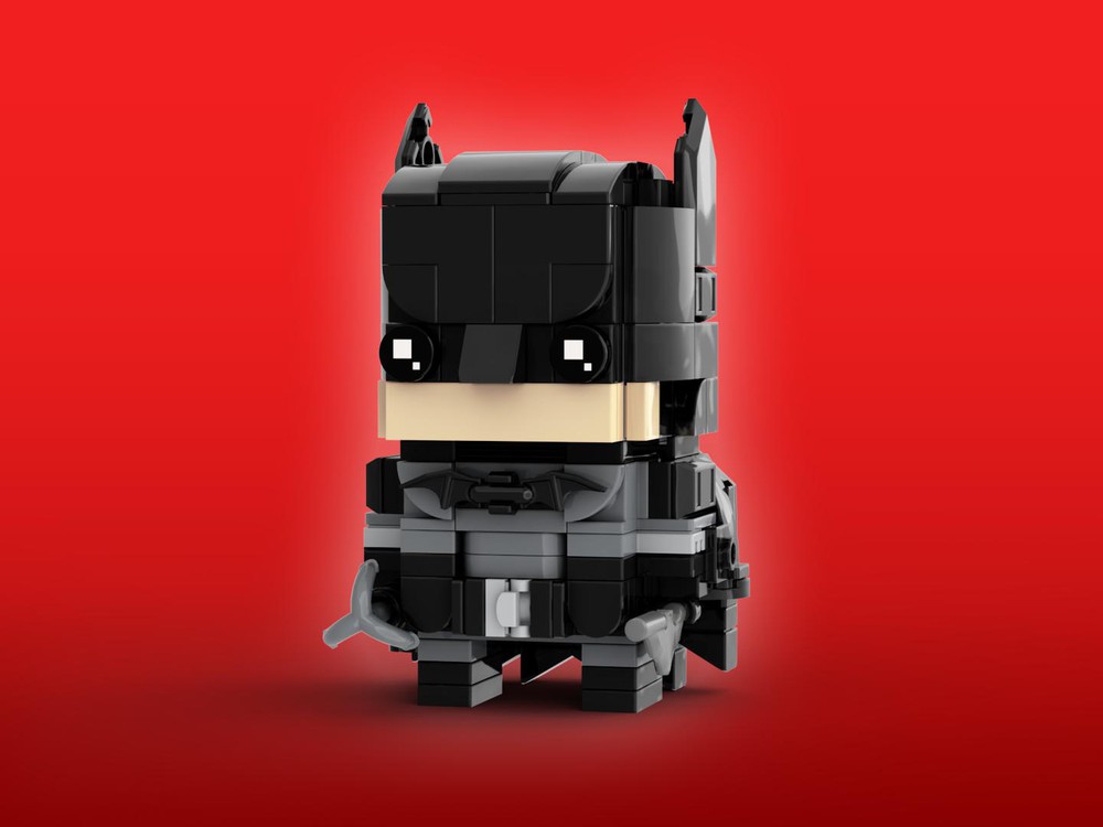 LEGO MOC The Bat Man Brickheadz LEGO MOC - DC Films The Bat Man by Eugenio  Iacono | Rebrickable - Build with LEGO