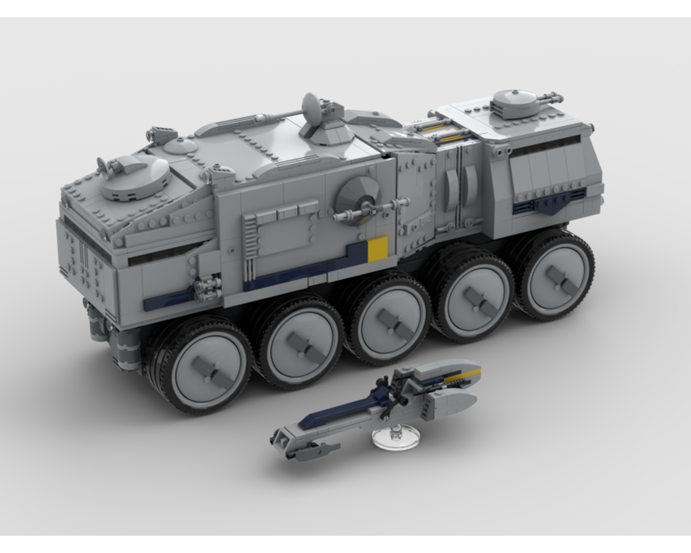 LEGO MOC Lego clone turbo tank (HAVw A6 Juggernaut) Wolfpack by 