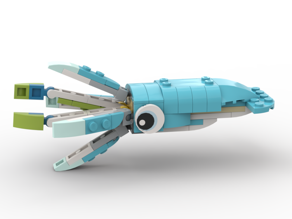 LEGO MOC-103291 31128 Squid by PocMoc | Rebrickable - Build with LEGO
