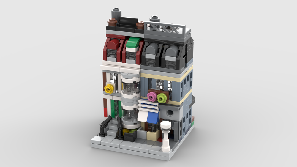 Ud offset At interagere LEGO MOC Mini Modular 10218 Pet Shop by christromans | Rebrickable - Build  with LEGO