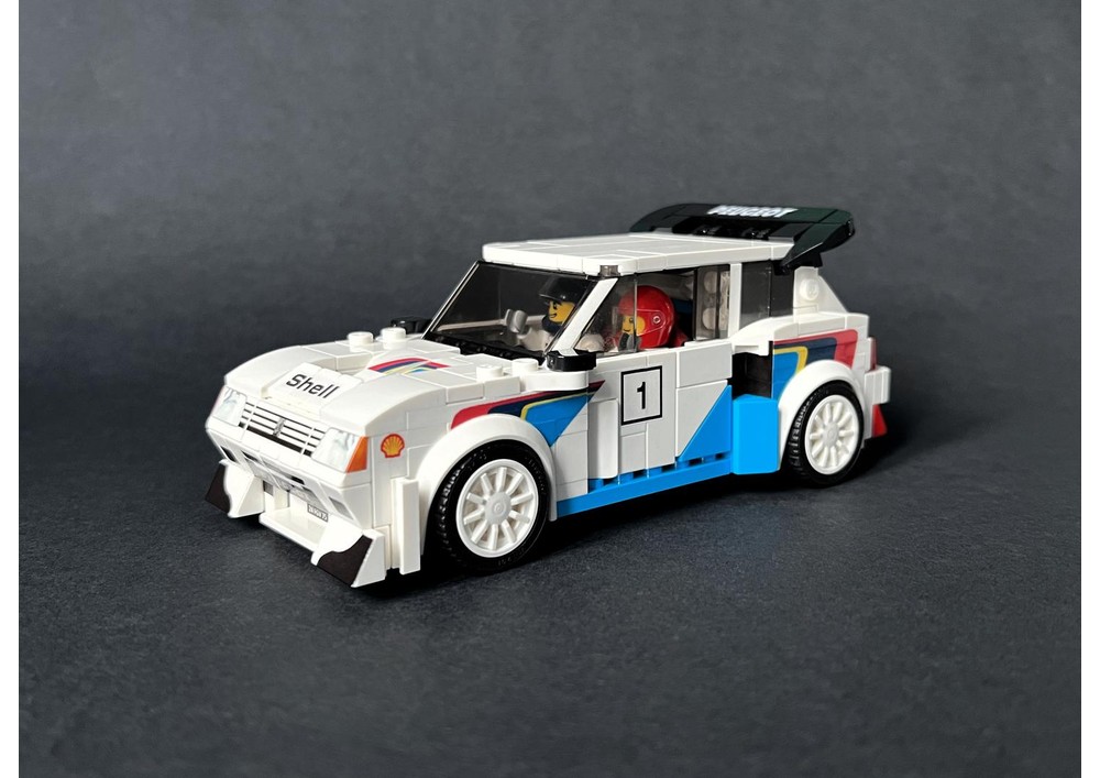 LEGO MOC Peugeot 205 Turbo16 - Speed Champions 8 Studs wide