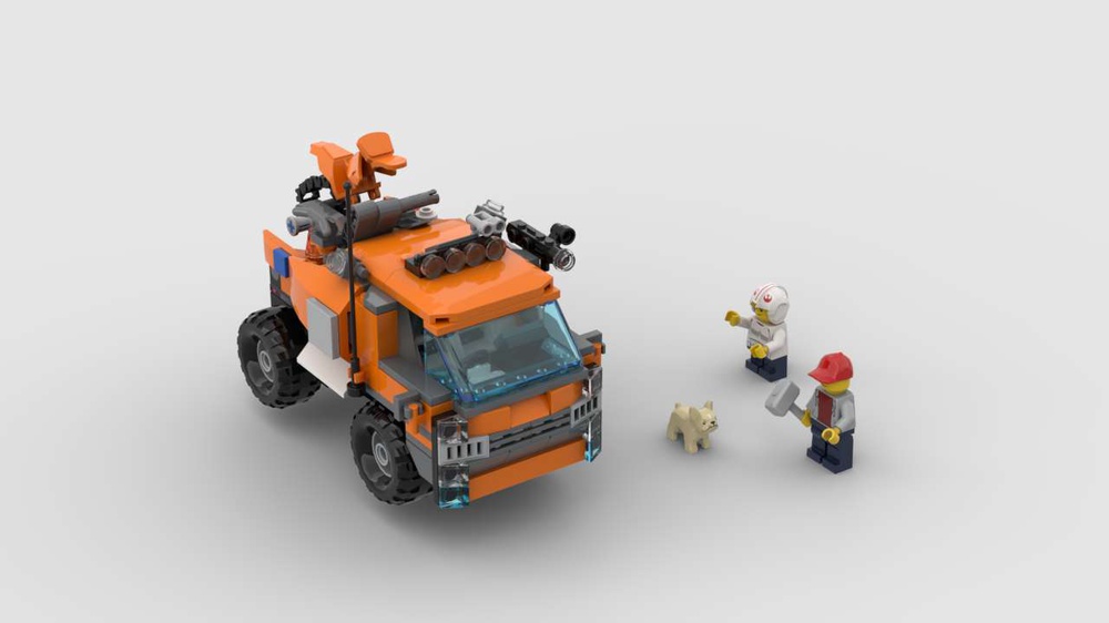LEGO Arctic 4X4 (60194 Alternate by doppiopug | Rebrickable - Build with LEGO