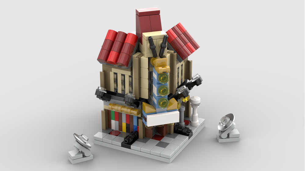 LEGO MOC Mini Modular 10232 Palace Cinema by christromans | Rebrickable -  Build with LEGO